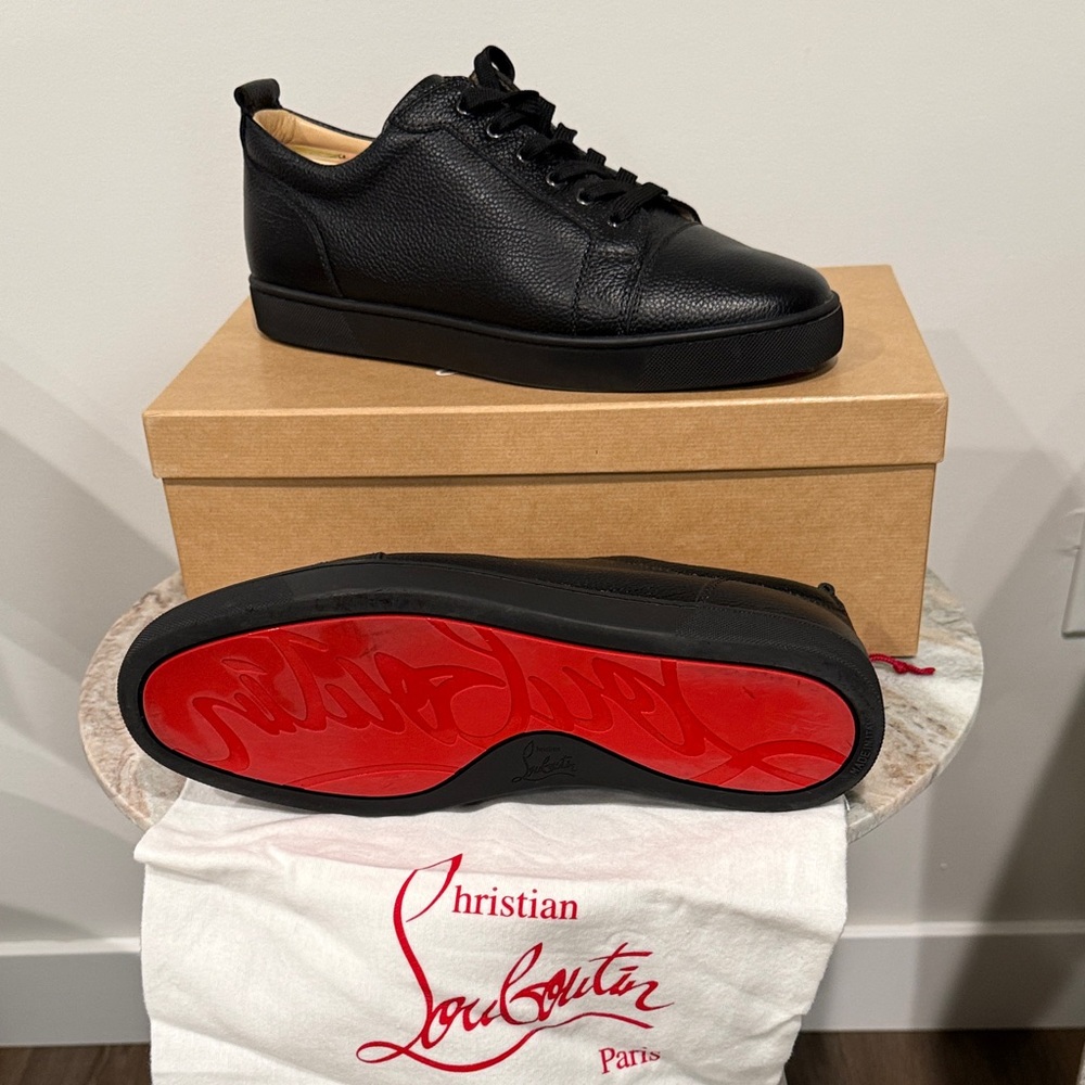 Christian Louboutin Black Men's Sneakers size 46 (US size 13).
